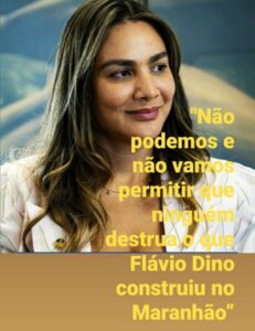 A frase do dia é… da senadora Ana Paula Lobato…