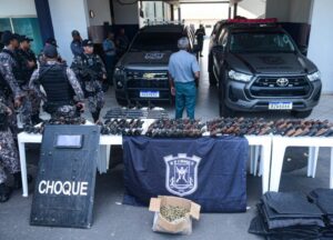 Polícia apreende arsenal com 139 armas de fogo em imóvel em São Luís