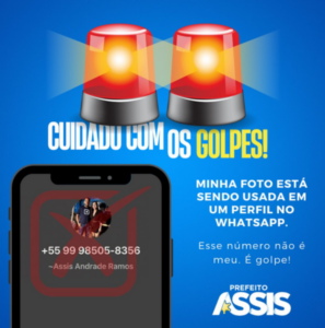 Prefeito de Imperatriz também é vítima de golpistas do WhatsApp