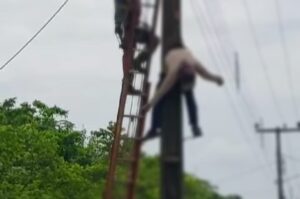 Homem morre eletrocutado ao subir em poste sem equipamento na Baixada Maranhense