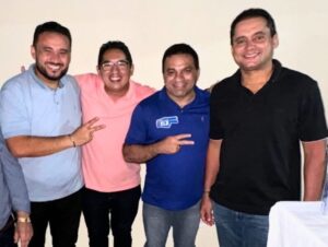 Foguete não dá ré: Em ato esvaziado, Weverton e Josimar oficializam Diegão como pré-candidato a prefeito de Vargem Grande