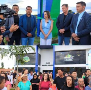 Em um marco histórico para São Pedro dos Crentes, prefeito Rômulo arruda entrega nova prefeitura, salas de aula e portal