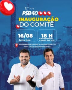 Álvaro Pires e Duarte convidam o povo de São Luís para inauguração de Comitê da Vitória