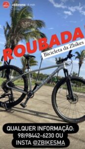Bandidos roubam nove bicicletas, equipamentos e roupas de loja especializada em ciclismo em São Luís