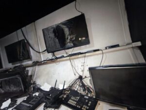 Sede da TV Cidade sofre ataque criminoso e é incendiada em Bacabal