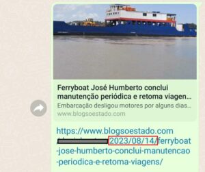 Após alerta deste blog Emap tira ferry boat de circulação para reparos, mas esconde informação