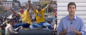 Bolsonaro participa de comício em São Luís e declara apoio a Yglésio Moises
