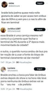 Braide é detonado nas redes sociais por falta de ônibus no pré-carnaval