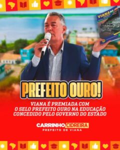 Viana Conquista Selo Ouro por Excelência na Educação