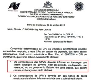 Primeira denúncia de espionagem de Flávio Dino foi feita neste blog…