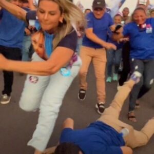 Deputado Cláudio Cunha cai em caminhada da esposa e vai para o hospital