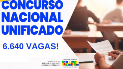 Concurso Nacional Unificado oferece 6.640 vagas; editais são publicados no Diário Oficial da União (DOU)