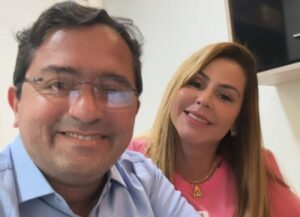 Esposa do deputado Júnior Lourenço esclarece que não houve agressão entre ela e o marido