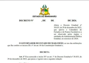 Governador Brandão decreta ponto facultativo nesta sexta-feira (4)