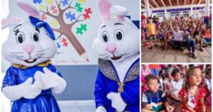 Projeto da primeira-dama Érica Costa leva alegria as crianças das escolas públicas de Tuntum durante a Páscoa