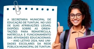 Prefeitura de Tuntum inicia renovação de matrículas para 2024 na segunda (8)
