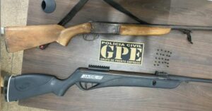 PCMA apreende armas e prende trio por extorsão mediante sequestro em Imperatriz