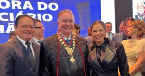 Prefeito Rigo Teles e Deputada Abigail prestigiam posse do desembargador Fróz Sobrinho na Presidência do Tribunal de Justiça do Maranhão
