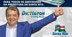 Hilton Gonçalo mantém salário em dias desde que assumiu a gestão em Santa Rita…