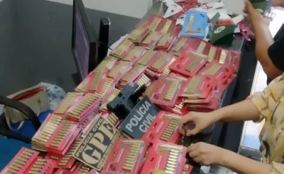 Polícia Civil prende quatro suspeitos e apreende 1.500 munições em Pinheiro