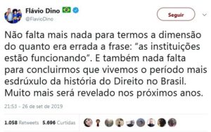 “Muito mais será revelado”, diz Flávio Dino, sobre esquemas da Lava Jato…