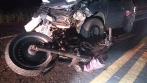 Veículo bate em traseira de moto e mata piloto do Distrito Federal na BR 316