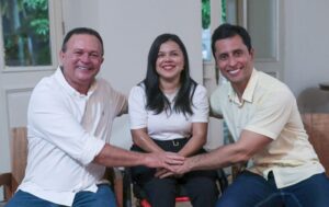 Ao lado do governador Carlos Brandão, deputado Duarte Júnior apresenta Isabelle Passinho como vice da sua chapa
