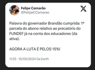 Tá na conta! Estado começa a pagar precatórios do Fundef a professores do MA