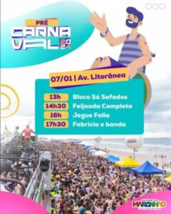 Começa neste fim de semana o Pré-Carnaval do Maranhão 2024