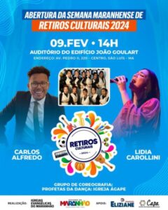 Abertura da Semana de Retiros será realizada nesta sexta-feira, 9
