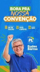 Convenção: Eudes Barros e Marcio Greick repetirão chapa da vitória em Raposa
