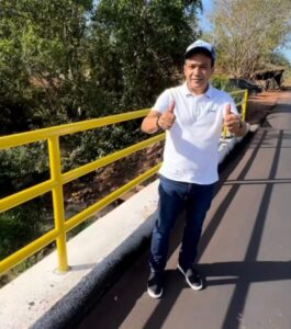 Deputado Júnior Cascaria agradece conclusão das obras da Ponte do Quebra Anzol