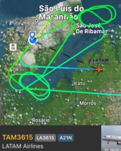 Avião da TAM arremete por baixa visibilidade e não pousa em São Luís