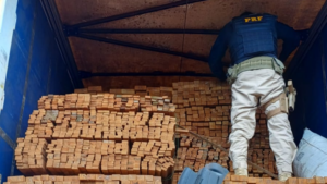78 m³ de madeira ilegal são apreendidos pela PRF no Maranhão