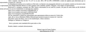 Justiça proíbe perseguição a Calvet Filho em Rosário