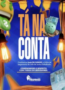 Prefeito Fernando Cutrim Antecipa Pagamento dos Servidores Públicos de Pirapemas