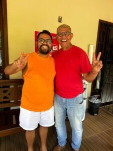 Vereador eleito em São Luís, Wendel Martins, cumpre promessa em Bequimão e parabeniza tio, prefeito eleito Zé Martins