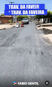 Mais uma previsão soberba da oposição de Caxias vai pro brejo!!! Fábio Gentil garante e continua com a operação asfaltar os bairros caxienses…