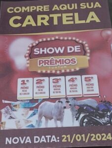 Confirmado Show de Prêmios de Tuntum 21 de janeiro