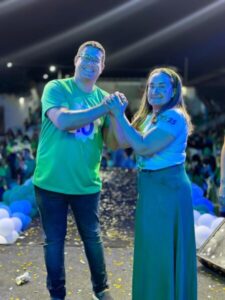 Em convenção histórica, Edinê Brandão e Aruilton Paz oficializam candidatura em convenção partidária com grande adesão popular