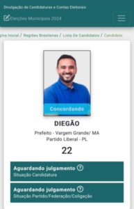 Eleições 2024: Em Vargem Grande, Diegão e Everaldo do Juvenil têm candidaturas oficializadas