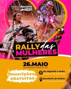 Prefeitura de Presidente Vargas realizará 1° Rally das Mulheres