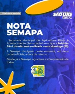 Braide esvazia titular da Semapa, que suspende Feirinha São Luís…