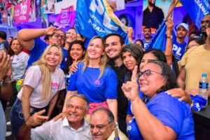 Deputada Detinha participa de convenção em São Luís e reafirma apoio do PL à Duarte Jr