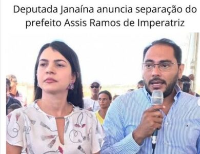 Deputada Estadual Janaína Anuncia Separação do Prefeito de Imperatriz, Assis Ramos