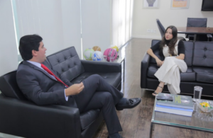 Fufuca recebe Amanda Gentil e trata de projetos para Caxias e outros municípios