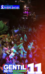 Caxias: A onda “Azul do 11” invade o bairro Bacuri e faz a festa com os moradores… Assistam aos vídeos!!!