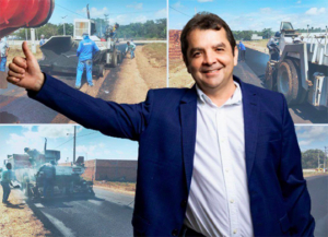 Gestão de Hilton Gonçalo tem recordes em asfaltamento em Santa Rita