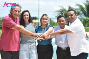 IMAGEM DO DIA: Murad e Amovelar juntos em Coroatá