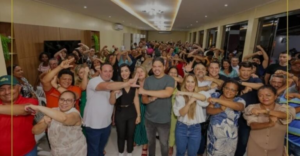 Luciano lança Drª Thaysa em ato com 250 lideranças em Pinheiro